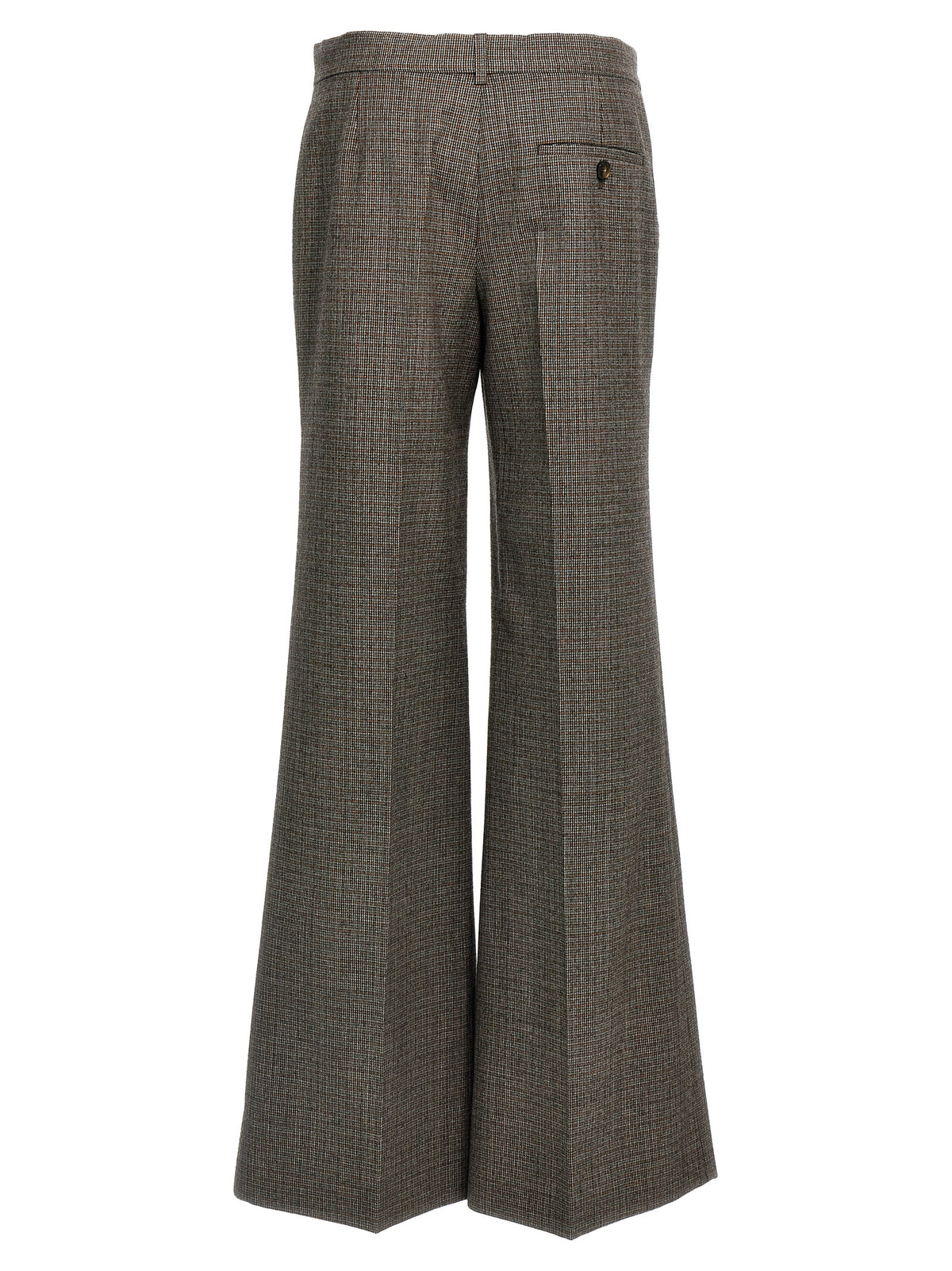 Stella McCartney Gray Wool Flared Pants for Women