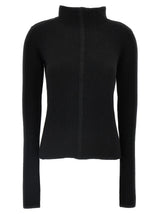 Rick Owens Black Cashmere Cardigan - Headon Dbl Sweater
