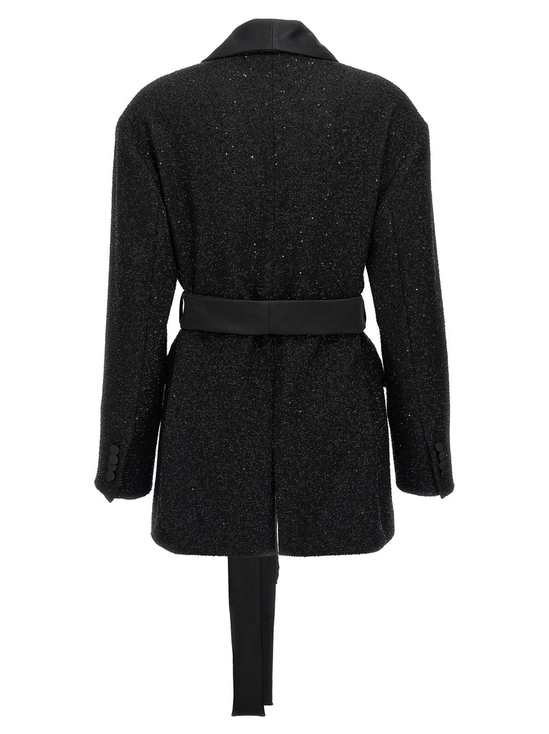 Max Mara Pau Black Viscose Blazer