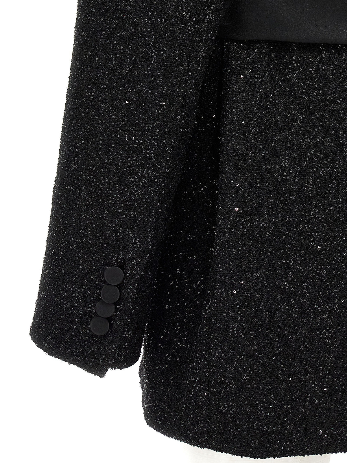 Max Mara 'Pau' Black Viscose Blazer
