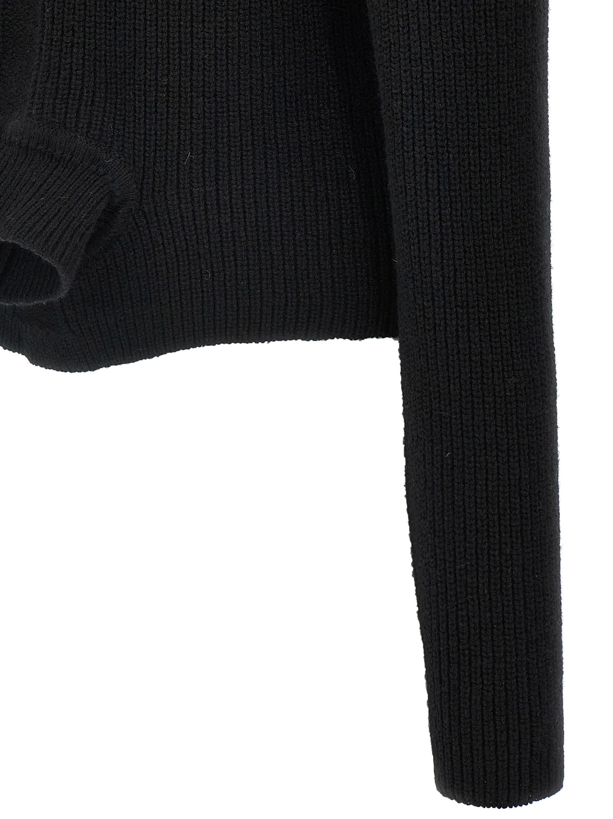 Rick Owens Black Cashmere Cardigan - Headon Dbl Sweater
