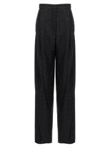 Max Mara Navigli Black Viscose Dress Pants
