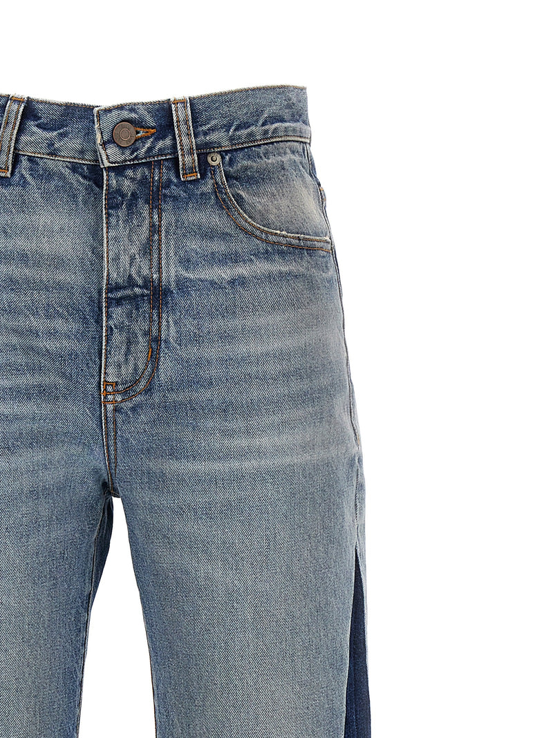 Chloé Blue Cotton Flared Jeans