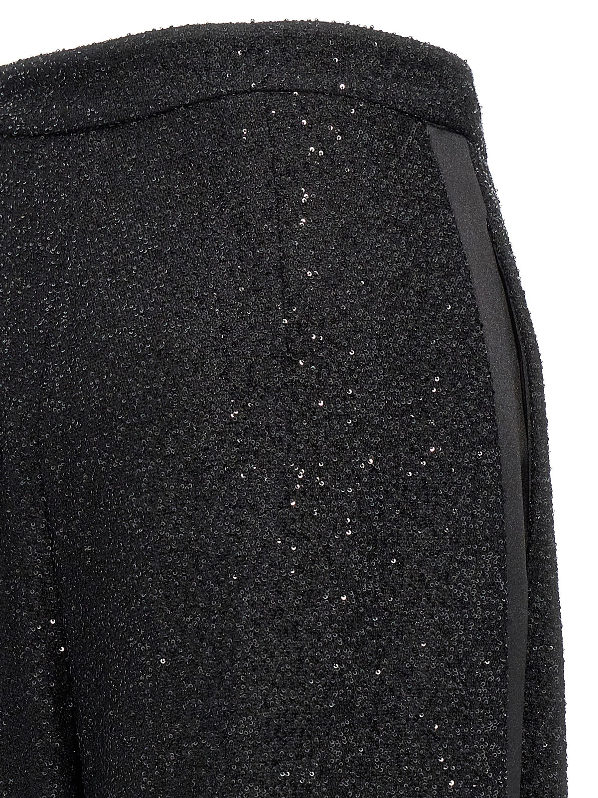 Max Mara Navigli Black Viscose Dress Pants