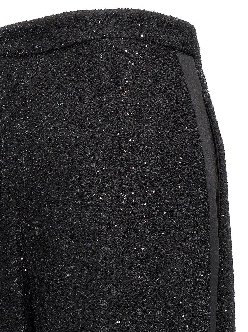 Max Mara Navigli Black Viscose Dress Pants