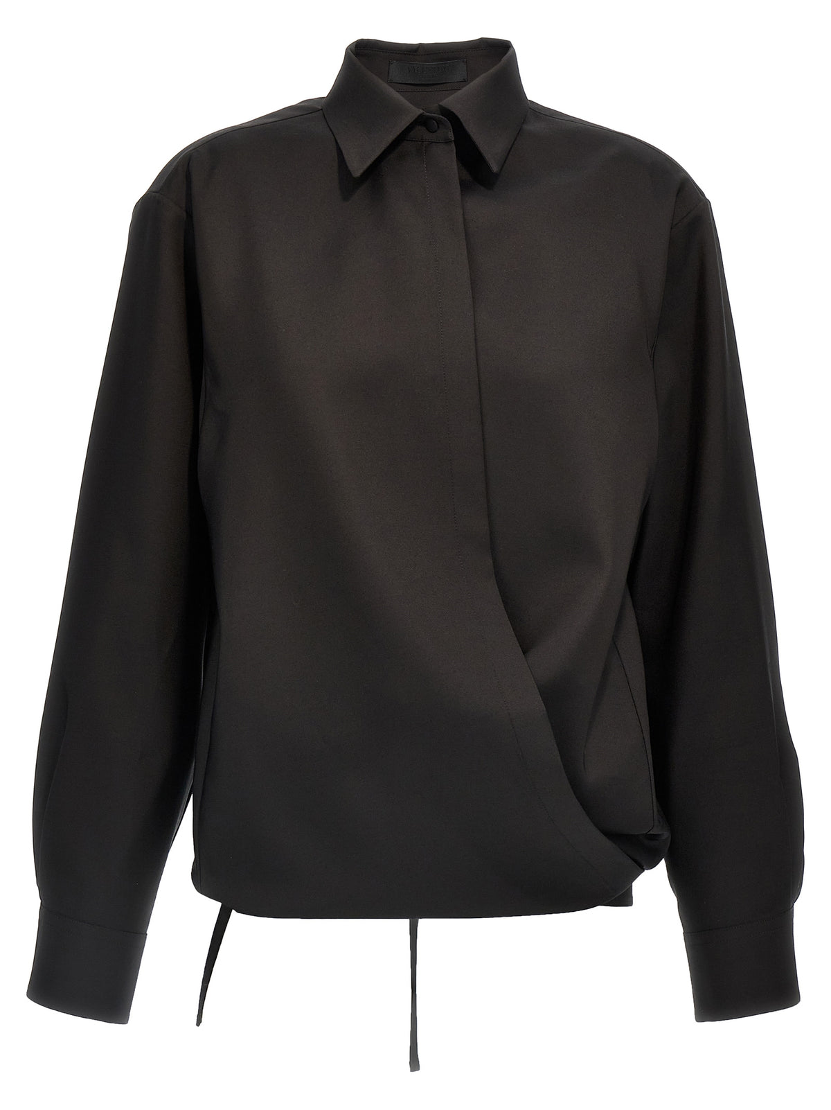 Valentino Garavani Black Wool Blouse - Elegant and Modern