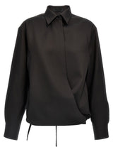 Valentino Garavani Black Wool Blouse - Elegant and Modern