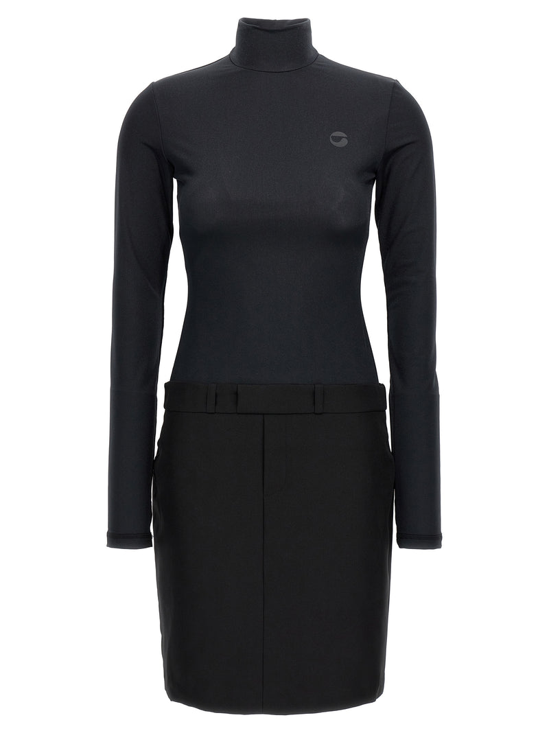 Coperni Black Polyester Short Dress - Sustainable Fashion Statement