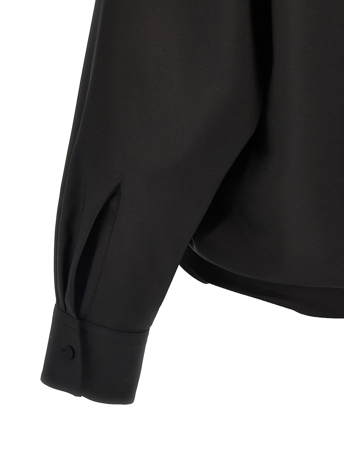 Valentino Garavani Black Wool Blouse - Elegant and Modern