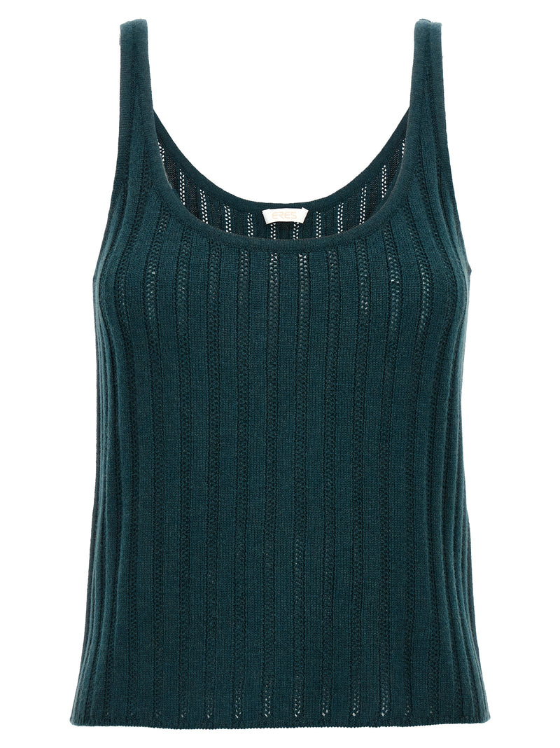 Eres Bicolor Wool Sleeveless T-Shirt