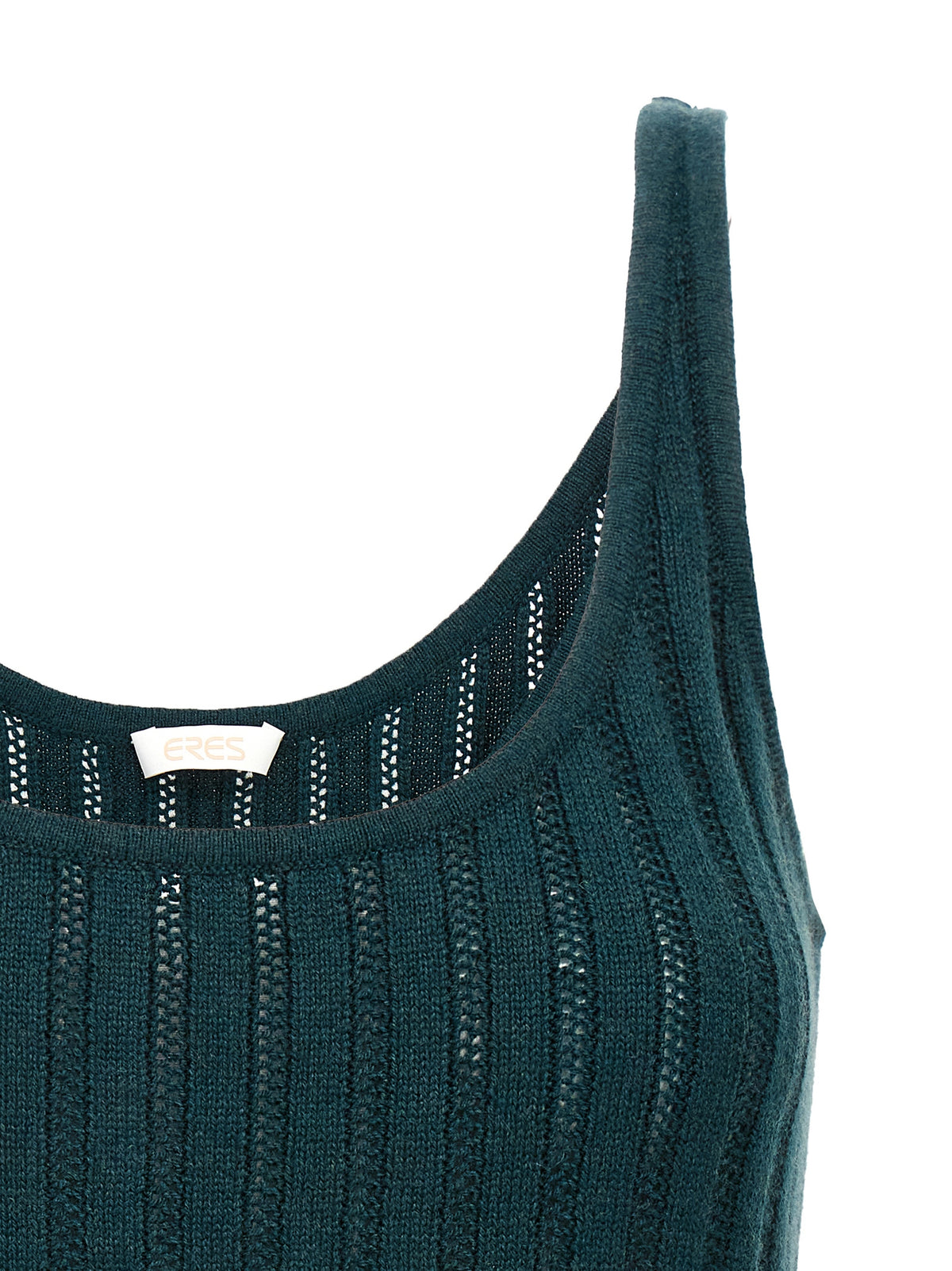 Eres Bicolor Wool Sleeveless T-Shirt