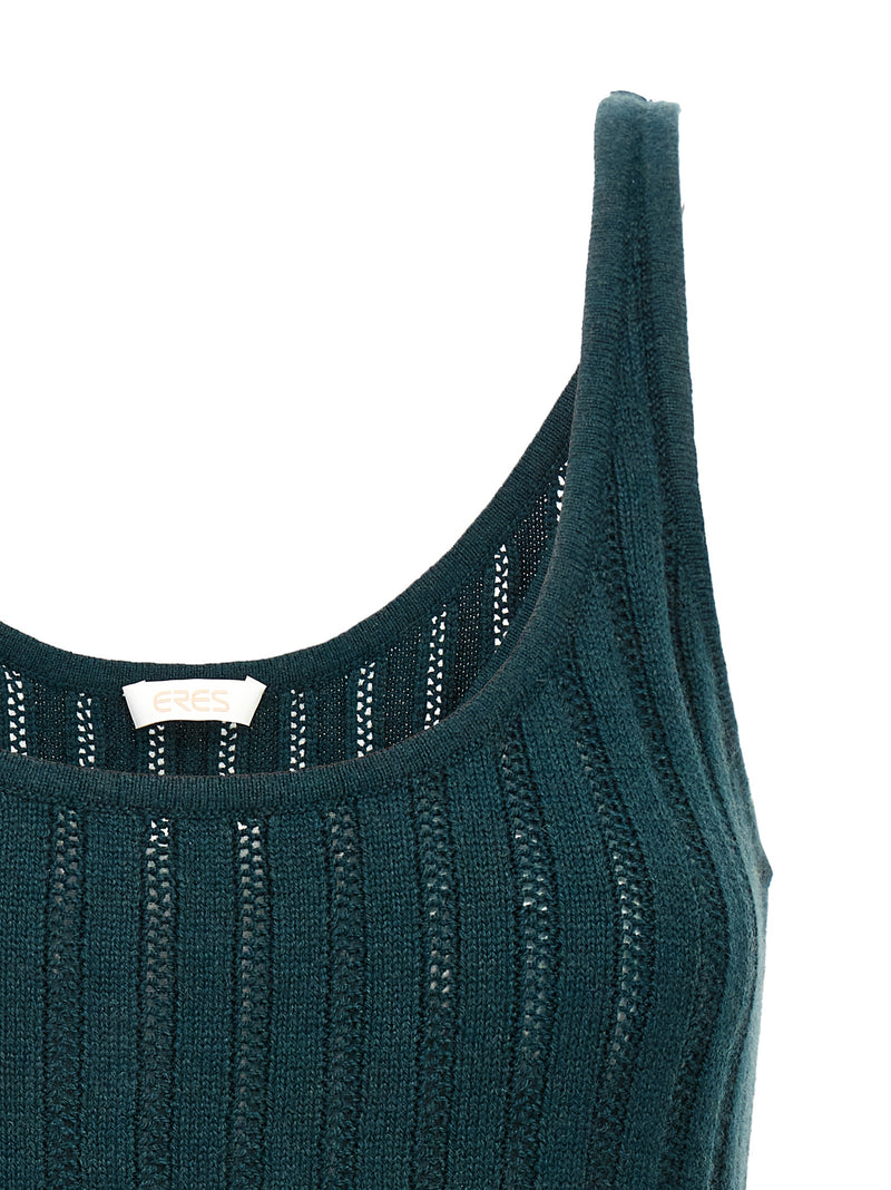 Eres Bicolor Wool Sleeveless T-Shirt