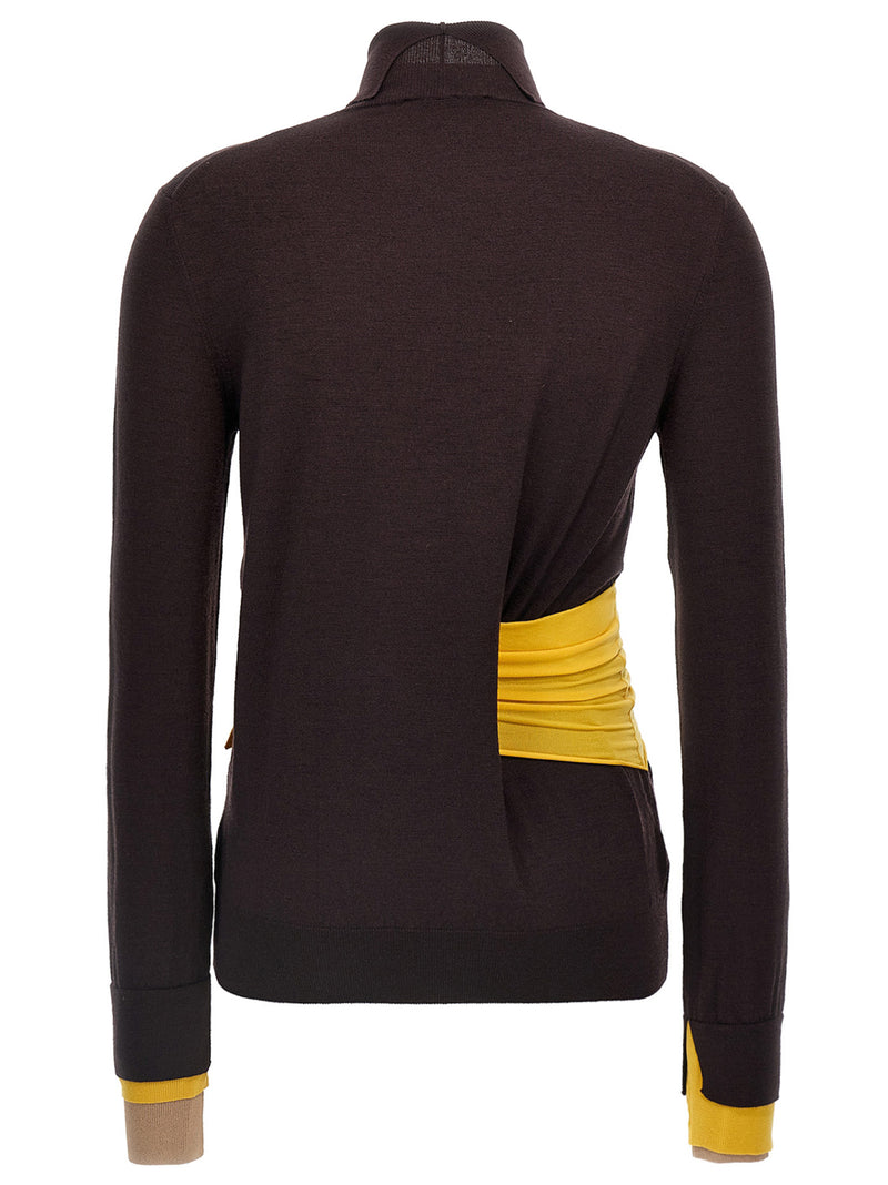 Fendi Purple Virgin Wool Cardigan - Luxurious Style