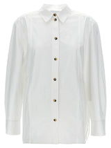 Chemisier Ganni en coton blanc