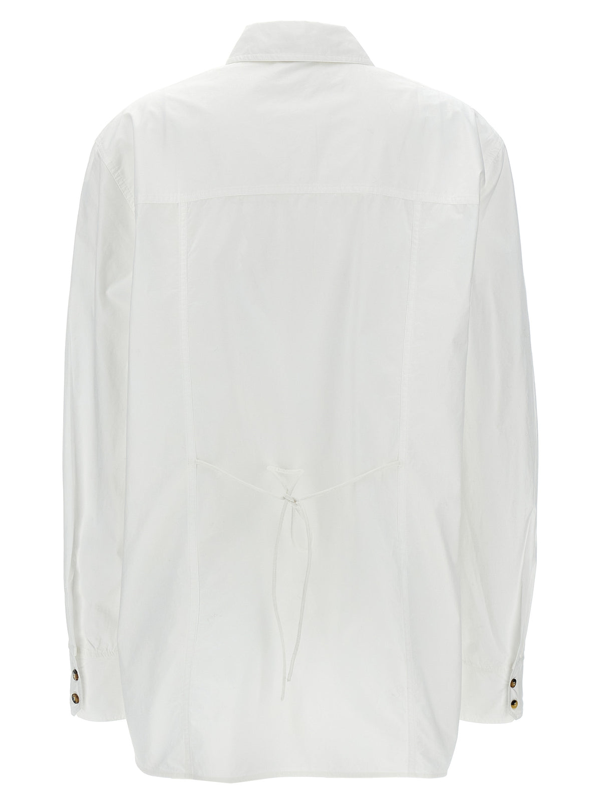Chemisier Ganni en coton blanc