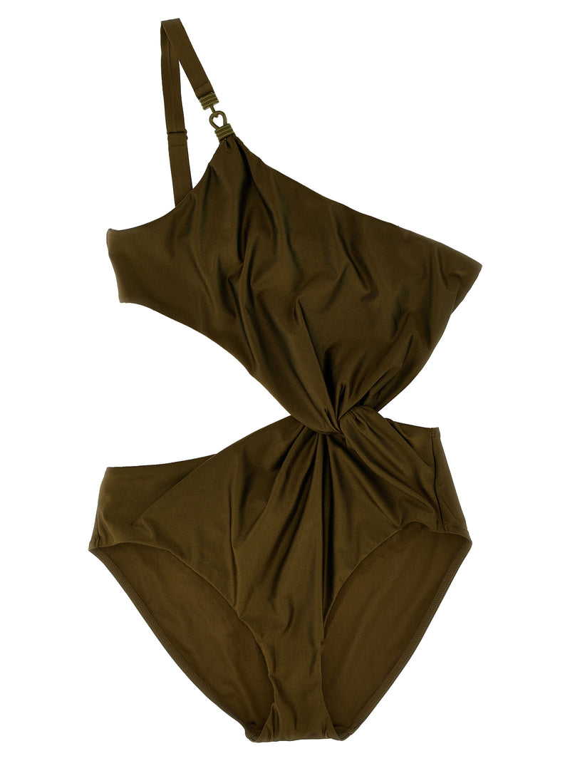Zimmermann Wylie Bicolor Polyamide One-Piece Swimsuit