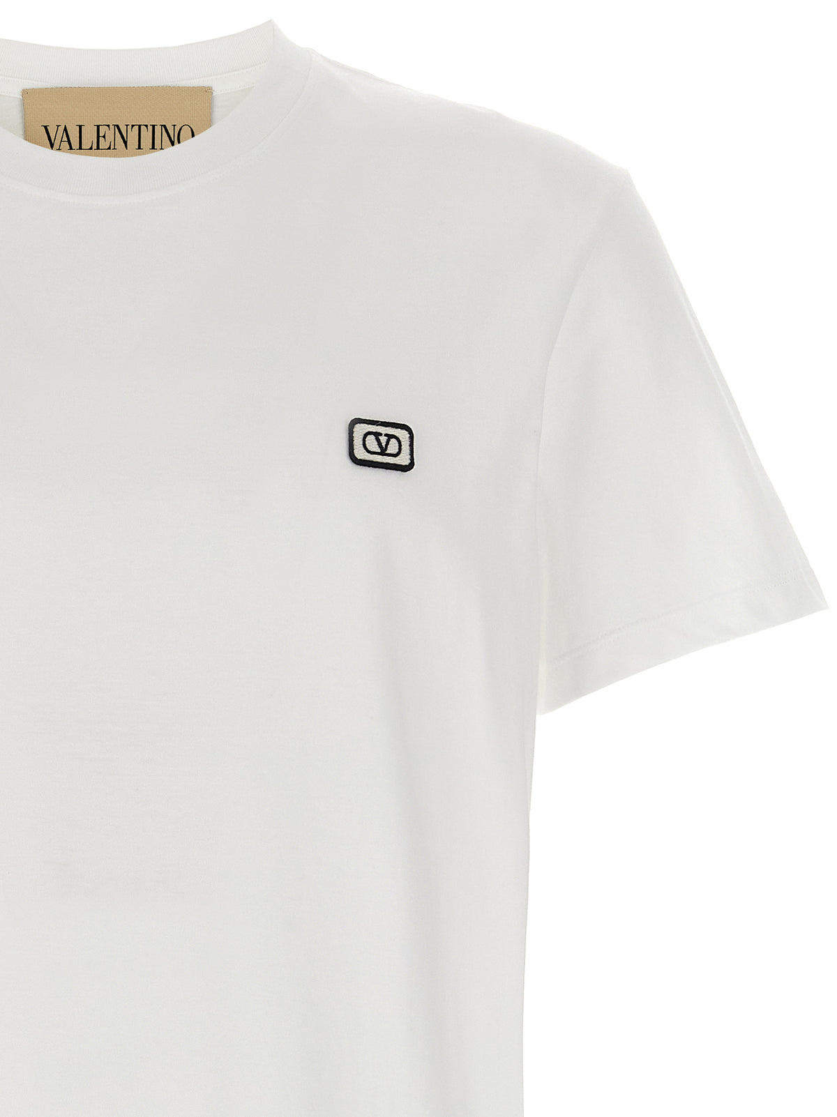 Valentino Garavani White Cotton T-Shirt - Bold and Stylish
