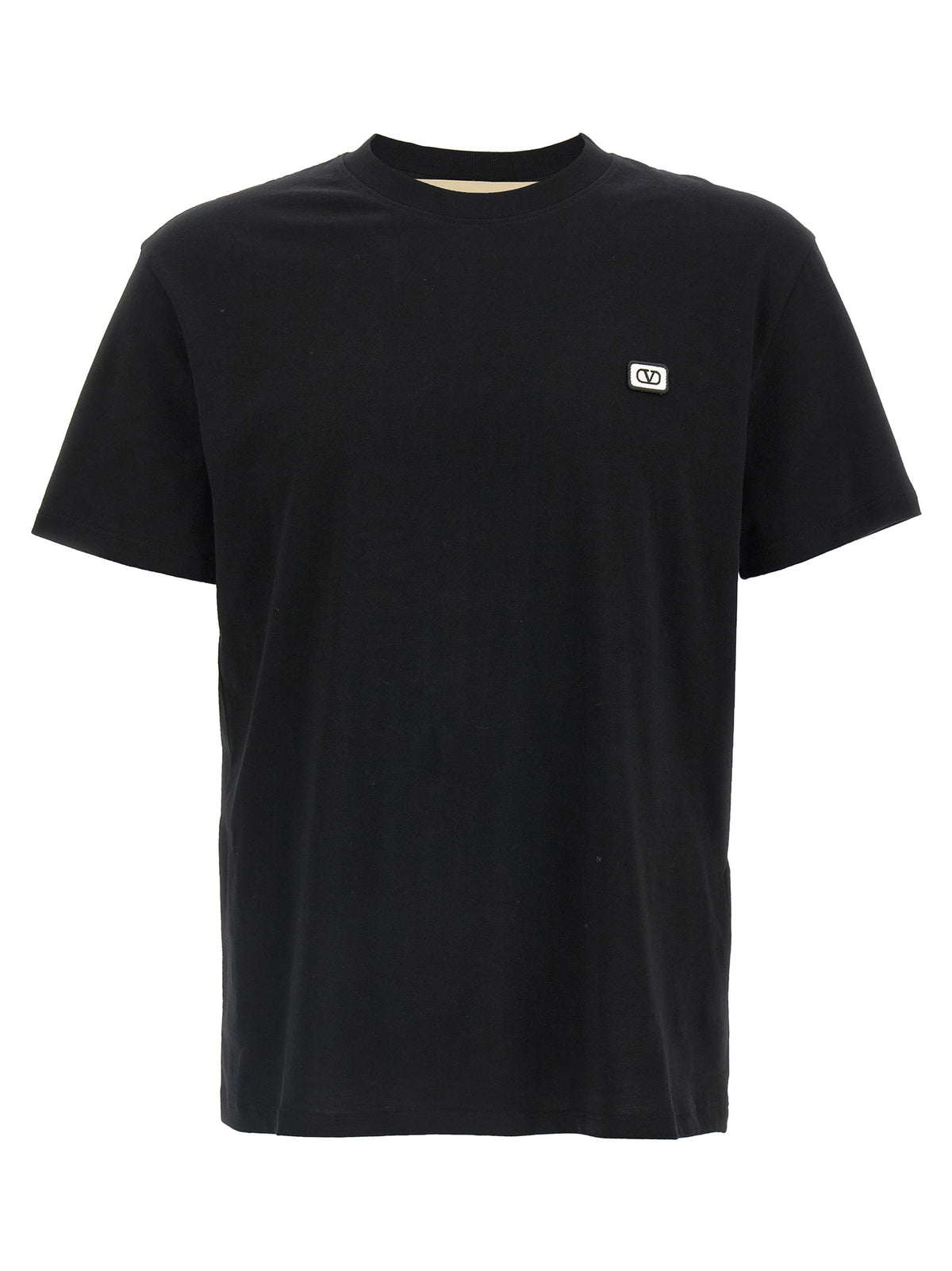 Valentino Garavani T-Shirt en Coton Noir pour Homme