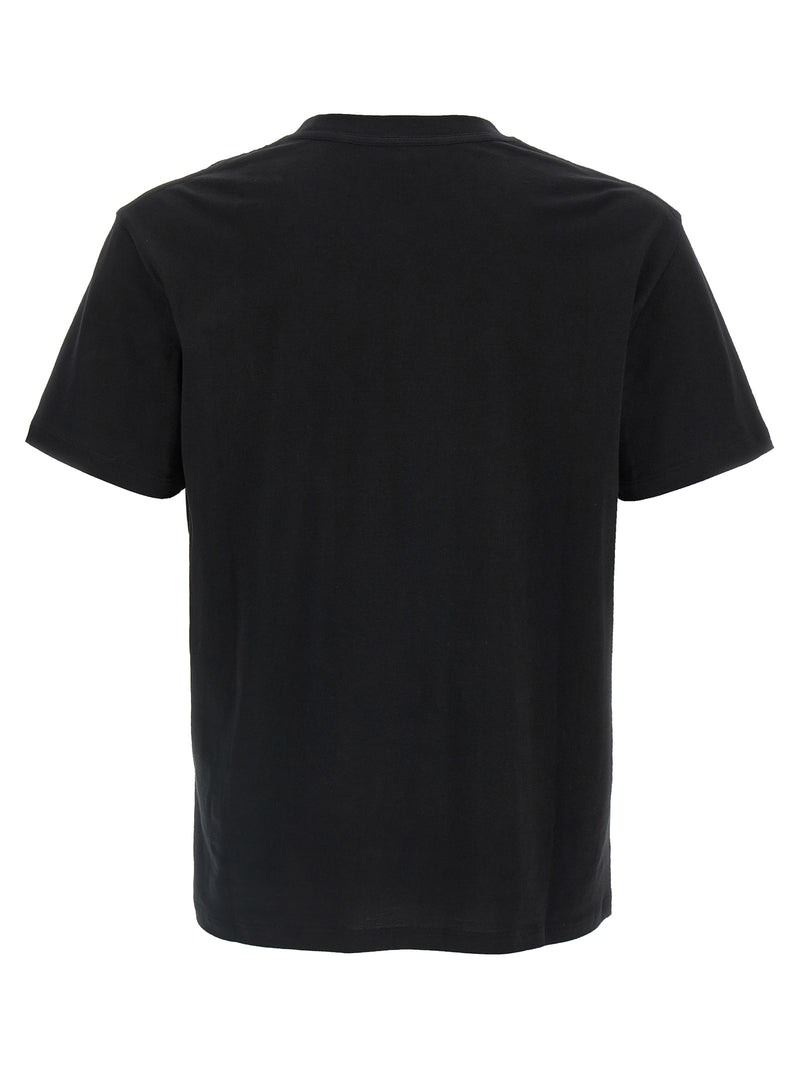 Valentino Garavani Black Cotton T-Shirt for Men