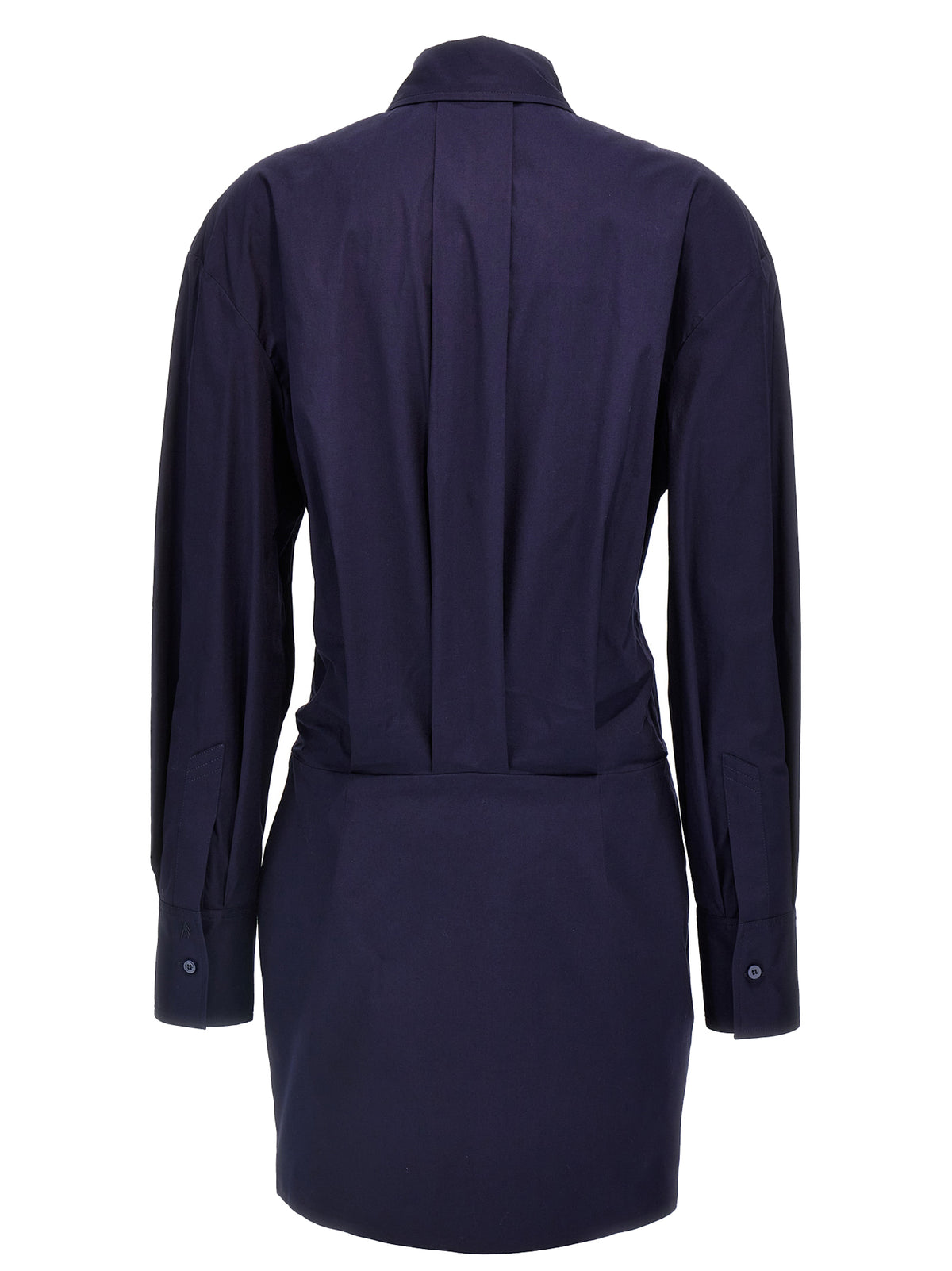 The Attico Blue Cotton Short Dress - Iconic Mini Style