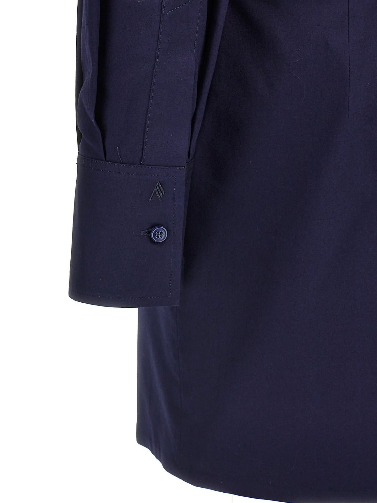 The Attico Blue Cotton Short Dress - Iconic Mini Style