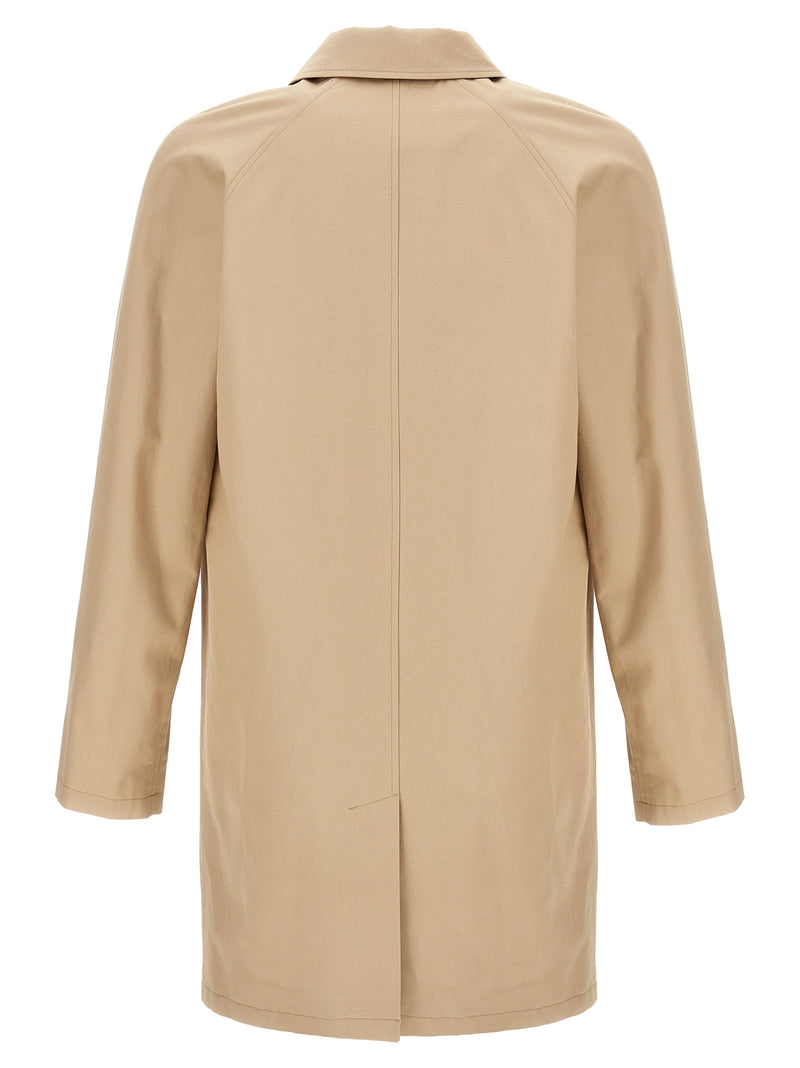 A.P.C. ‘Mac Ville’ Beige Cotton Trench Coat