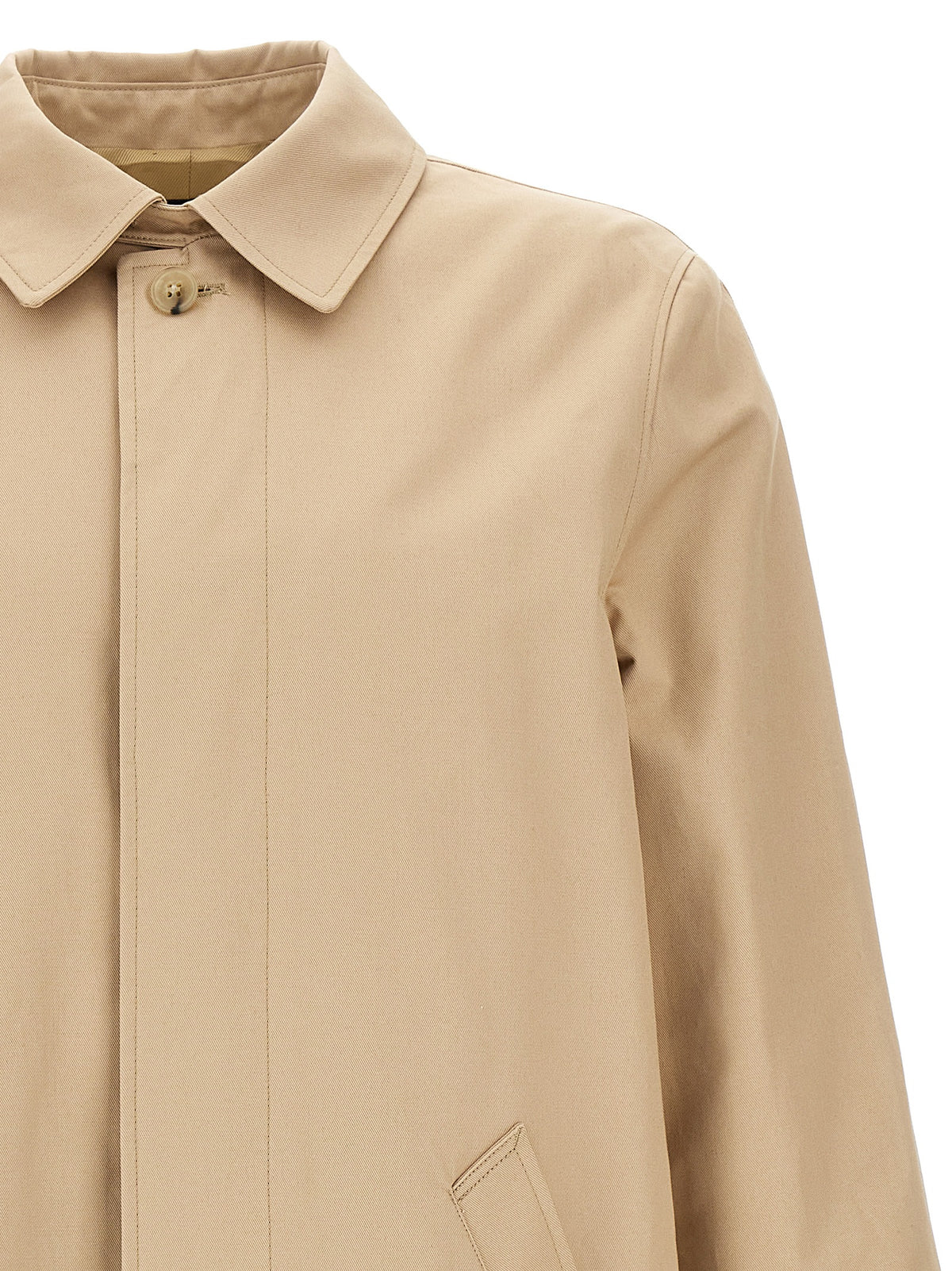A.P.C. ‘Mac Ville’ Beige Cotton Trench Coat