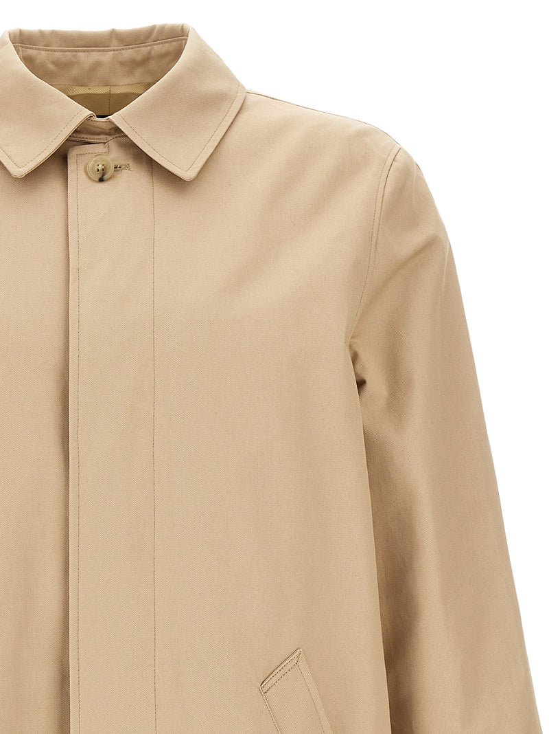 A.P.C. ‘Mac Ville’ Beige Cotton Trench Coat