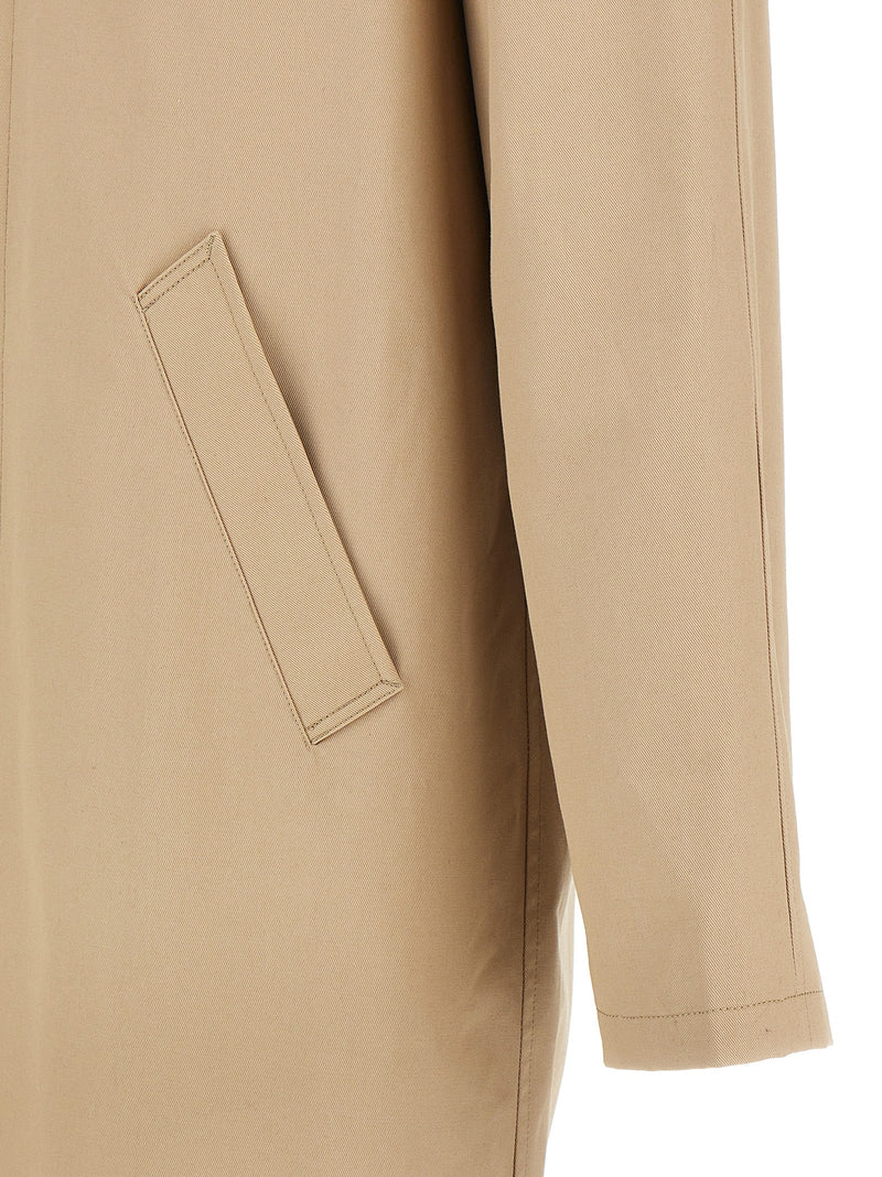 A.P.C. ‘Mac Ville’ Beige Cotton Trench Coat