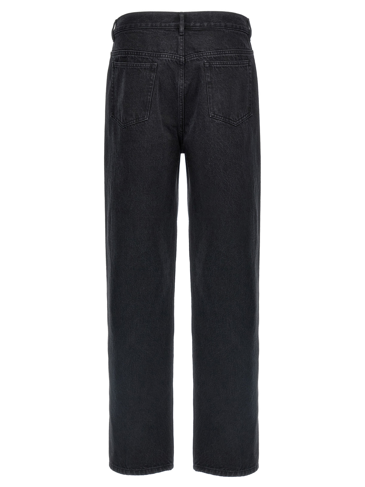 A.P.C. Black Cotton Straight-Leg Jeans for Men