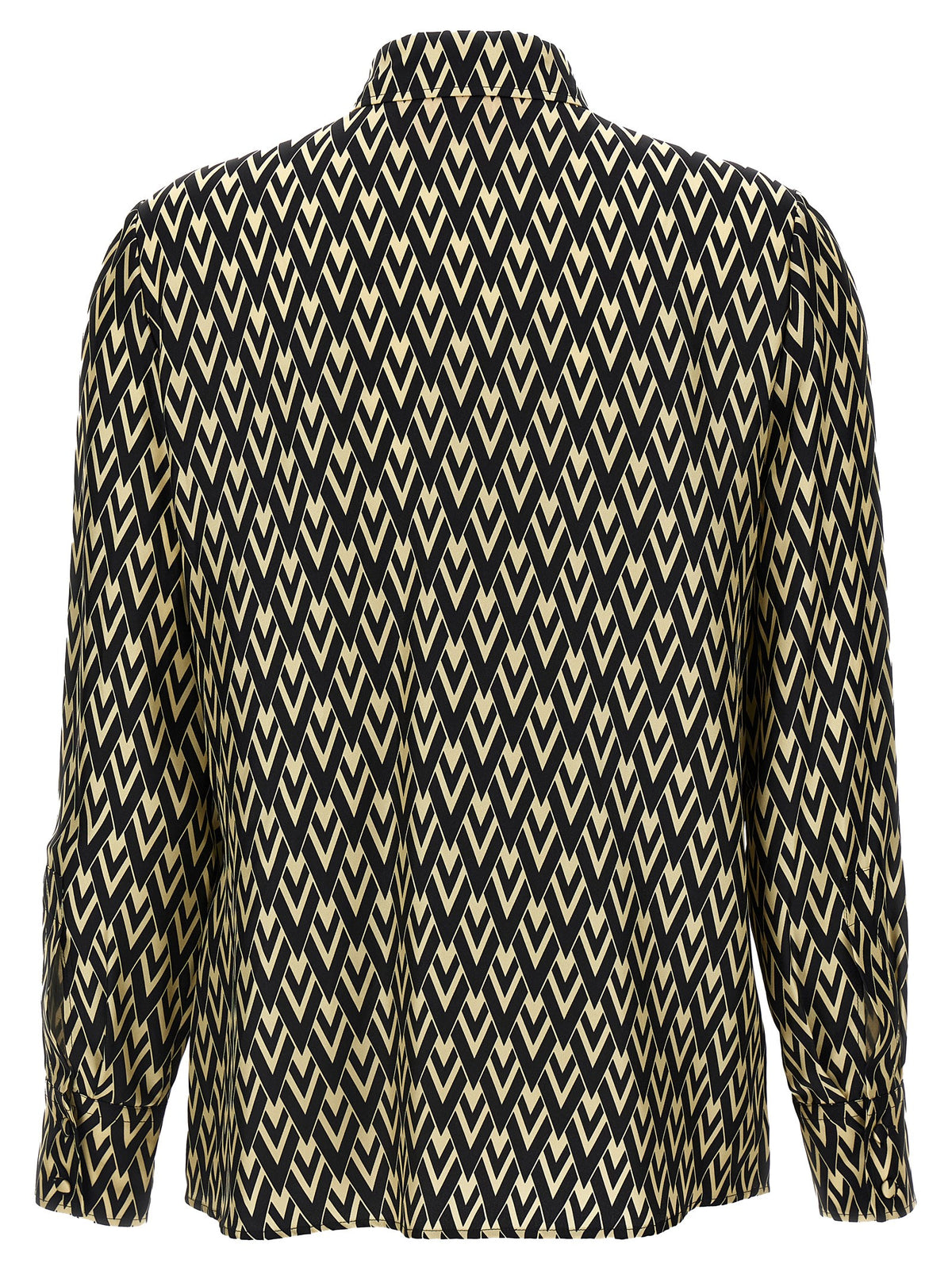 Valentino Garavani Bicolor Silk Blouse
