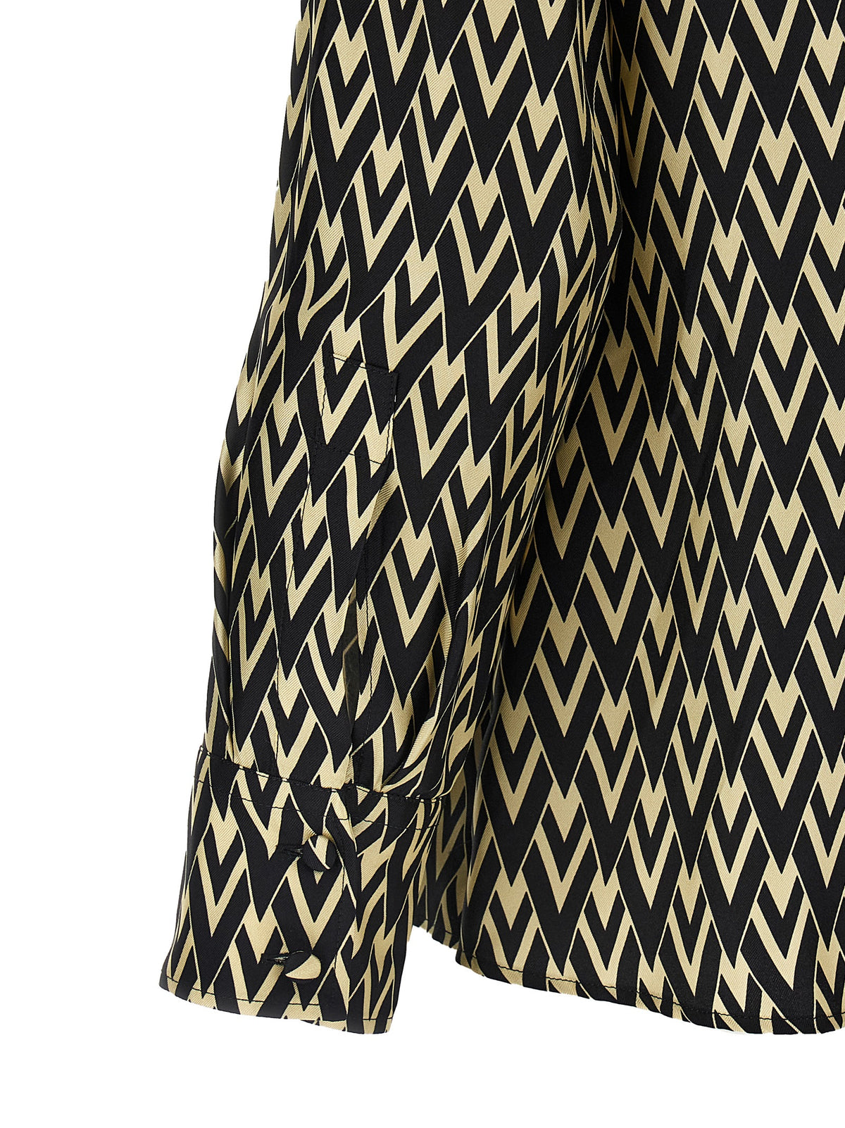 Valentino Garavani Bicolor Silk Blouse