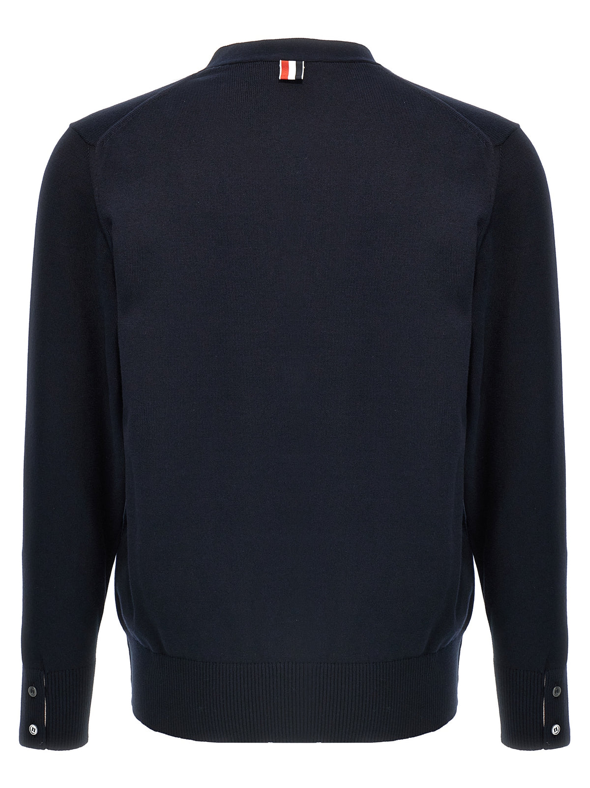 Thom Browne Blue Cotton Cardigan - Luxury Men's Sweater