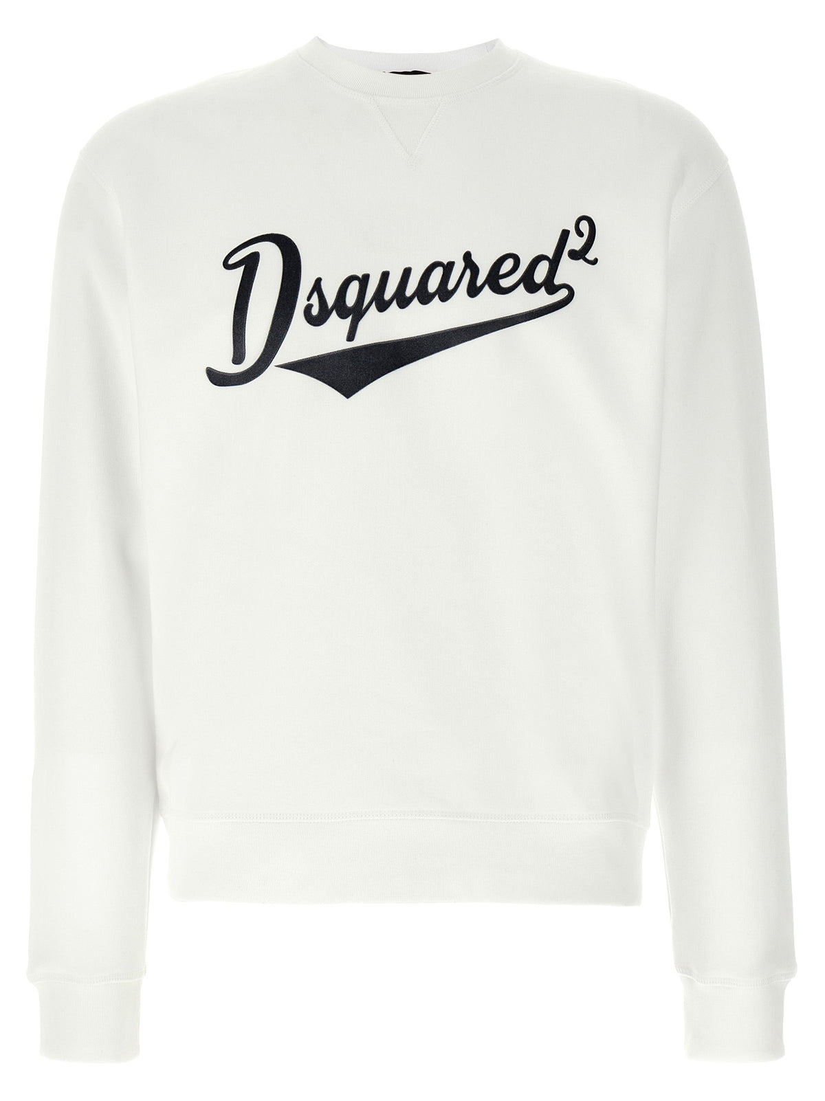 Dsquared² White Cotton Sweatshirt - Cool Fit Design