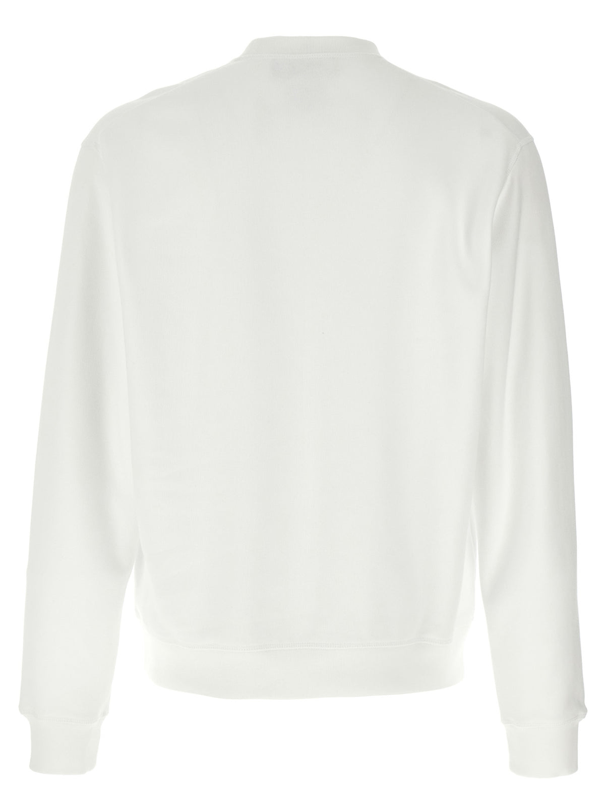 Dsquared² White Cotton Sweatshirt - Cool Fit Design