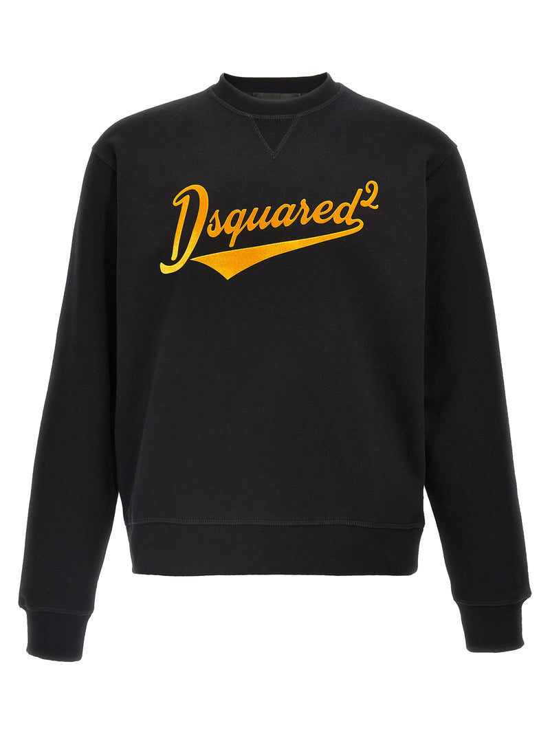 Dsquared² Black Cotton Sweatshirt - Cool Fit Design