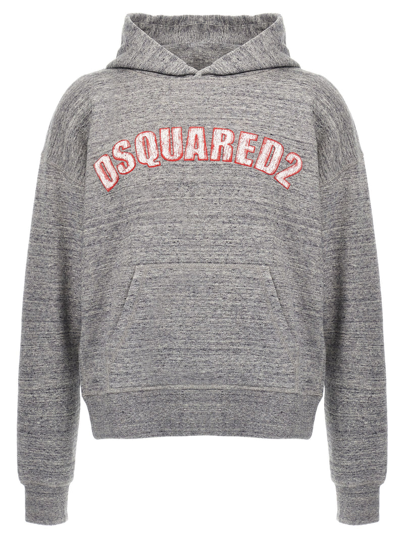 Dsquared² Gray Cotton Sweatshirt - NYC Fit