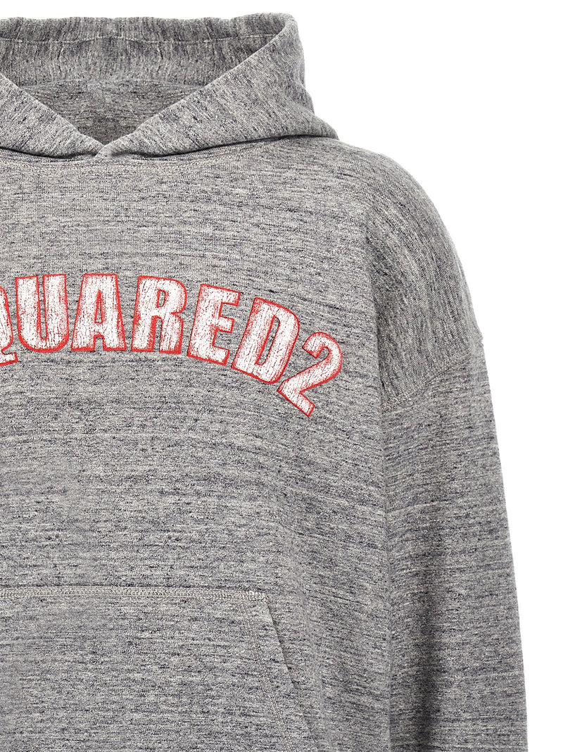 Dsquared² Gray Cotton Sweatshirt - NYC Fit