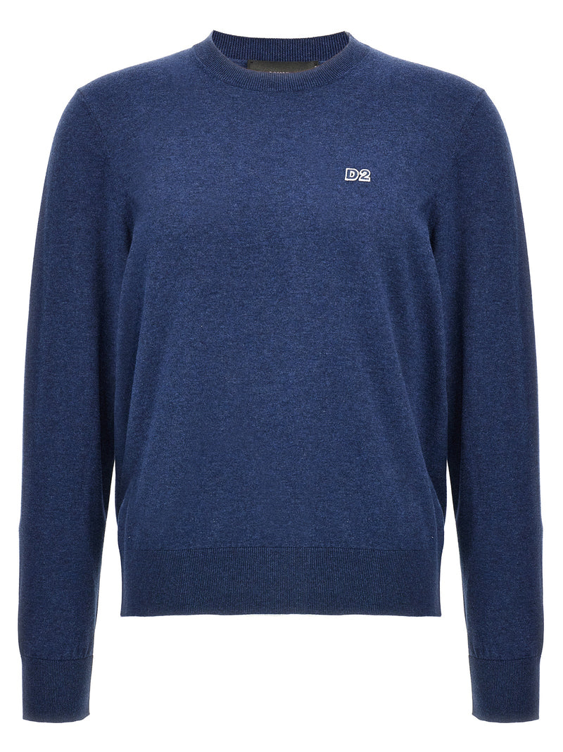 Dsquared² Blue Cotton Cardigan for Men