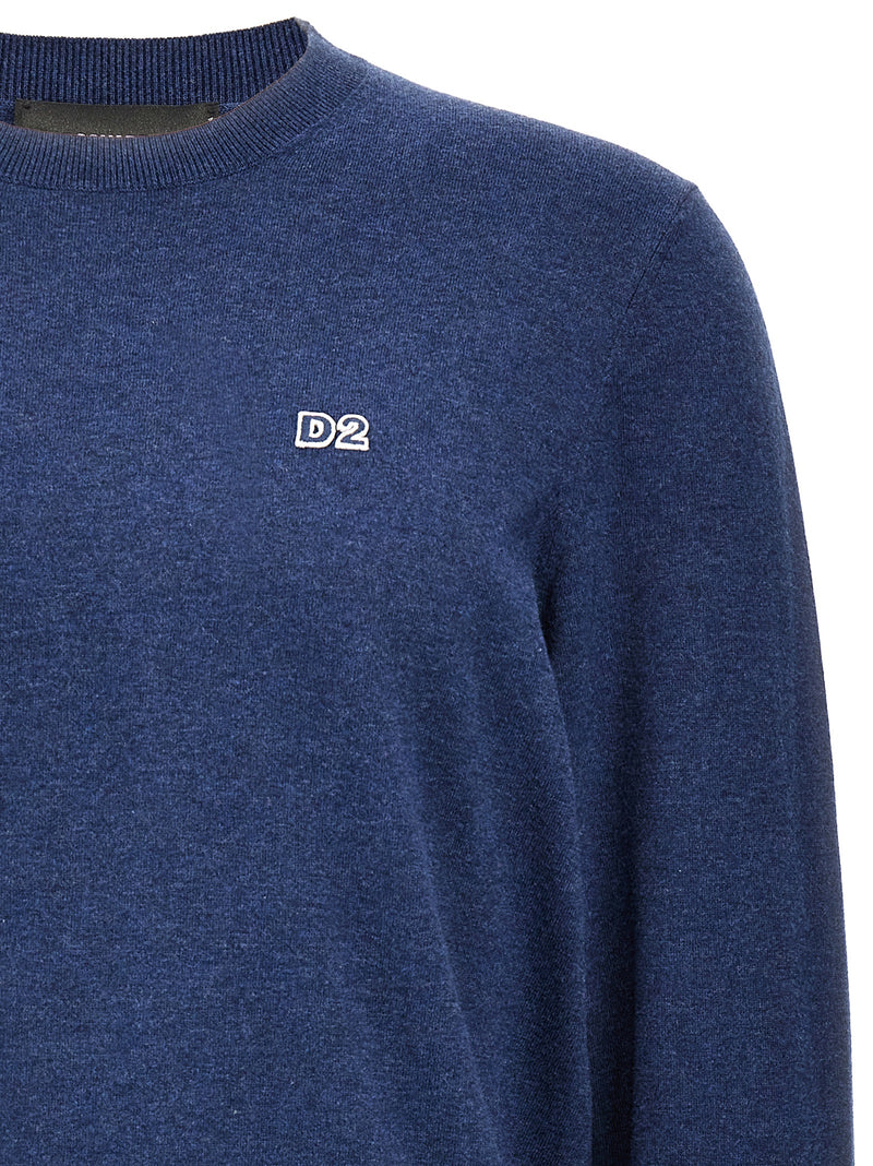 Dsquared² Blue Cotton Cardigan for Men