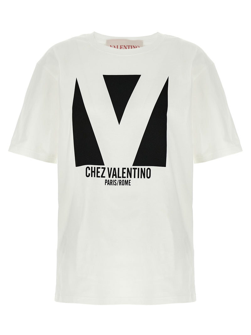 Valentino Garavani White Cotton T-Shirt