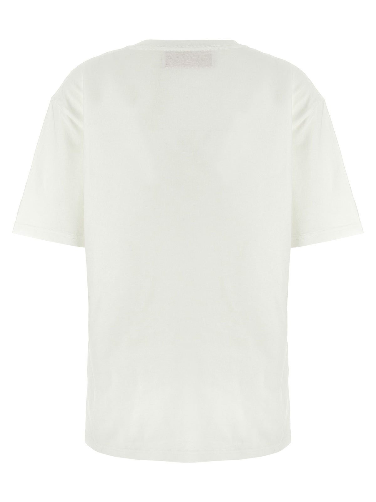 Valentino Garavani White Cotton T-Shirt with Chez Valentino Print