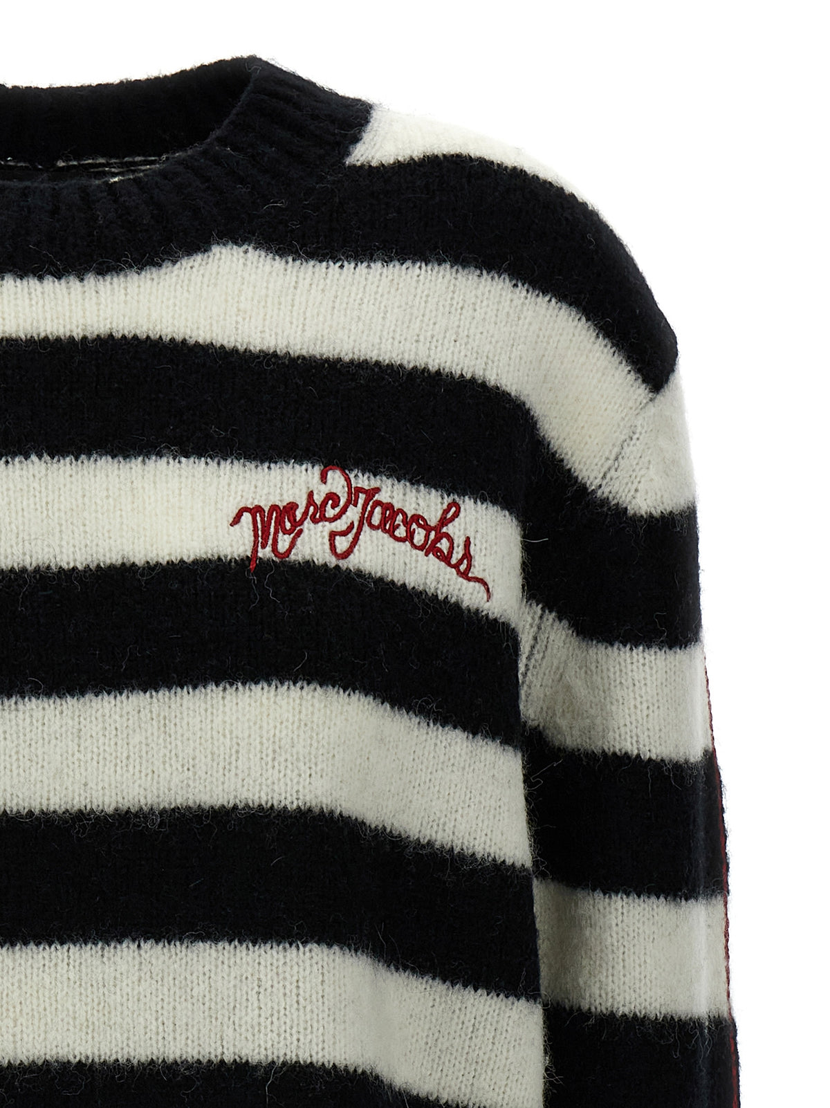 Cardigan en Laine Bicolore Marc Jacobs