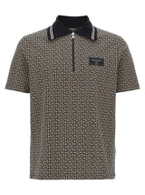 Balmain Bicolor Cotton Polo Shirt - Sophisticated Sporty Style