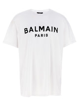 T-shirt bicolore en coton biologique Balmain