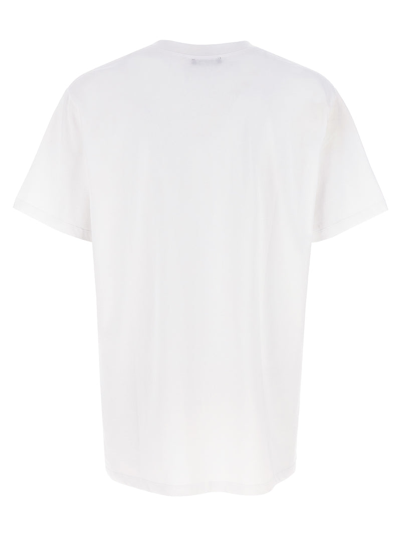 T-shirt bicolore en coton biologique Balmain