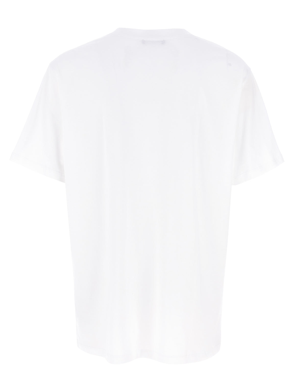 T-shirt bicolore en coton biologique Balmain