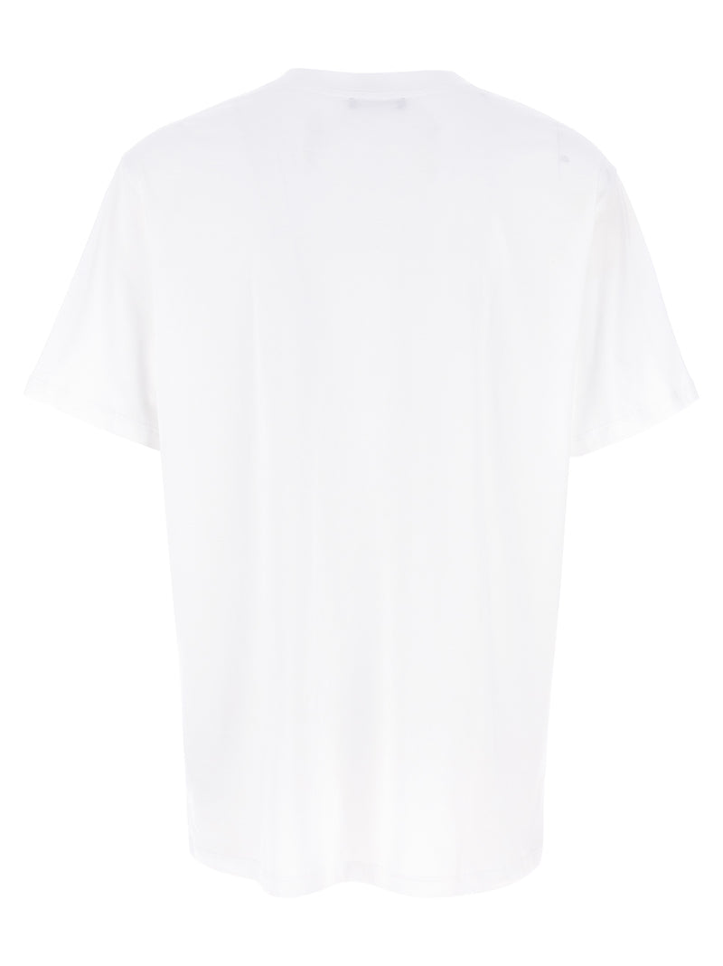 T-shirt bicolore en coton biologique Balmain