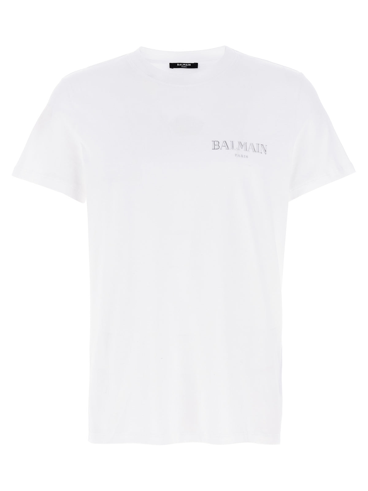 T-shirt Balmain en coton biologique blanc