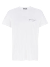 T-shirt Balmain en coton biologique blanc